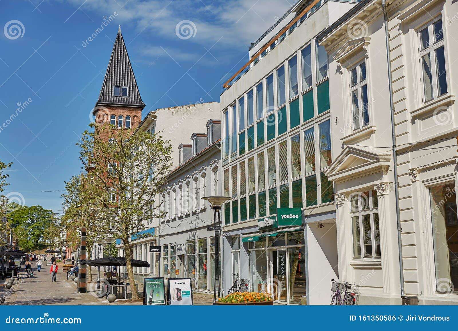 Summer Morning View of Streets in Fredericia City, Denmark. City Was Founded by III, after Whom it Was Named Editorial Photo Image of europe, facade: 161350586