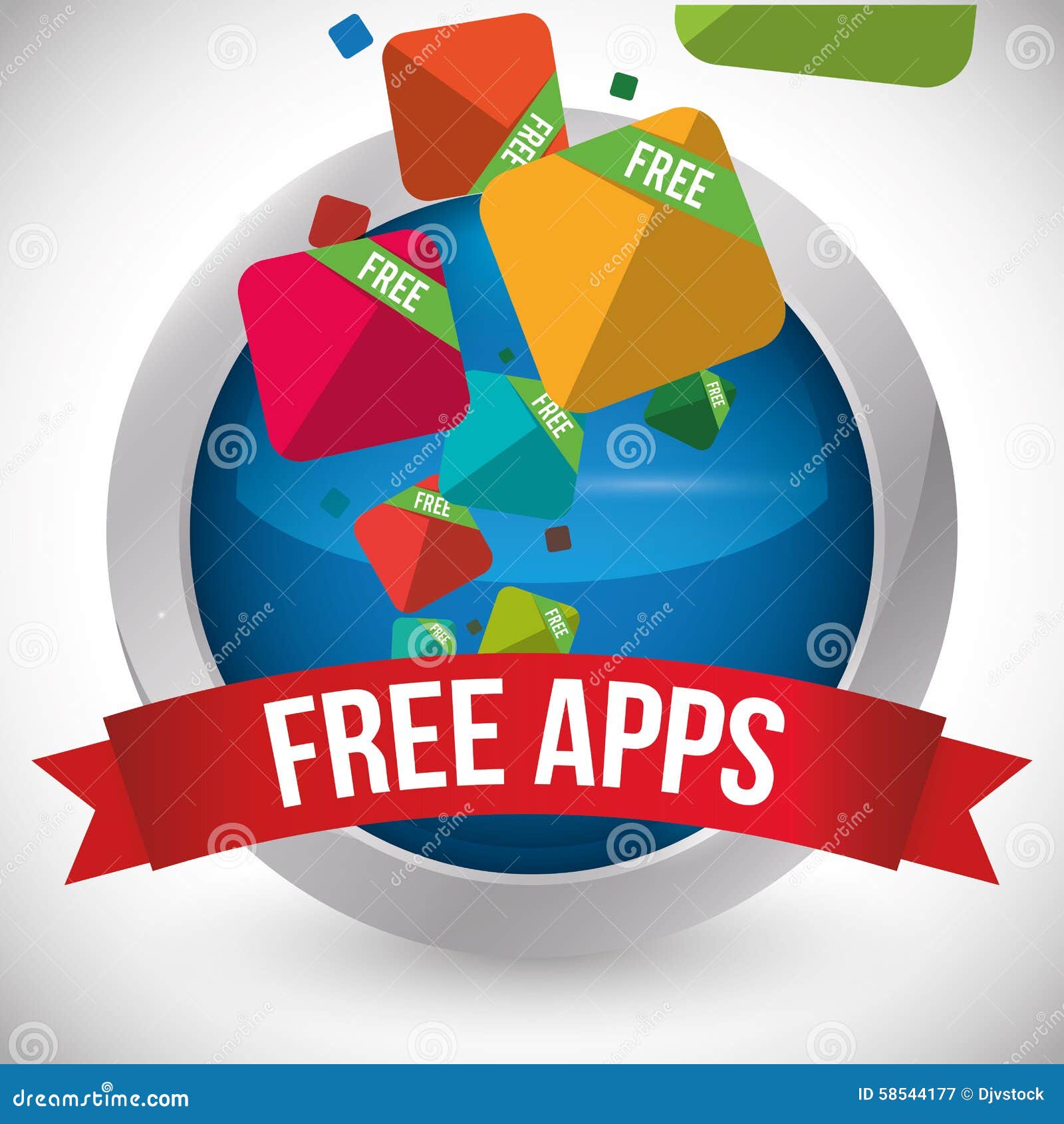 Download Free apps design stock vector. Illustration of download - 58544177