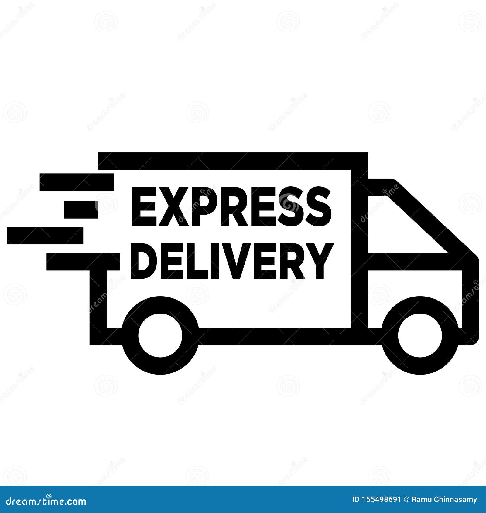 Express delivery icon stock vector. Illustration of element