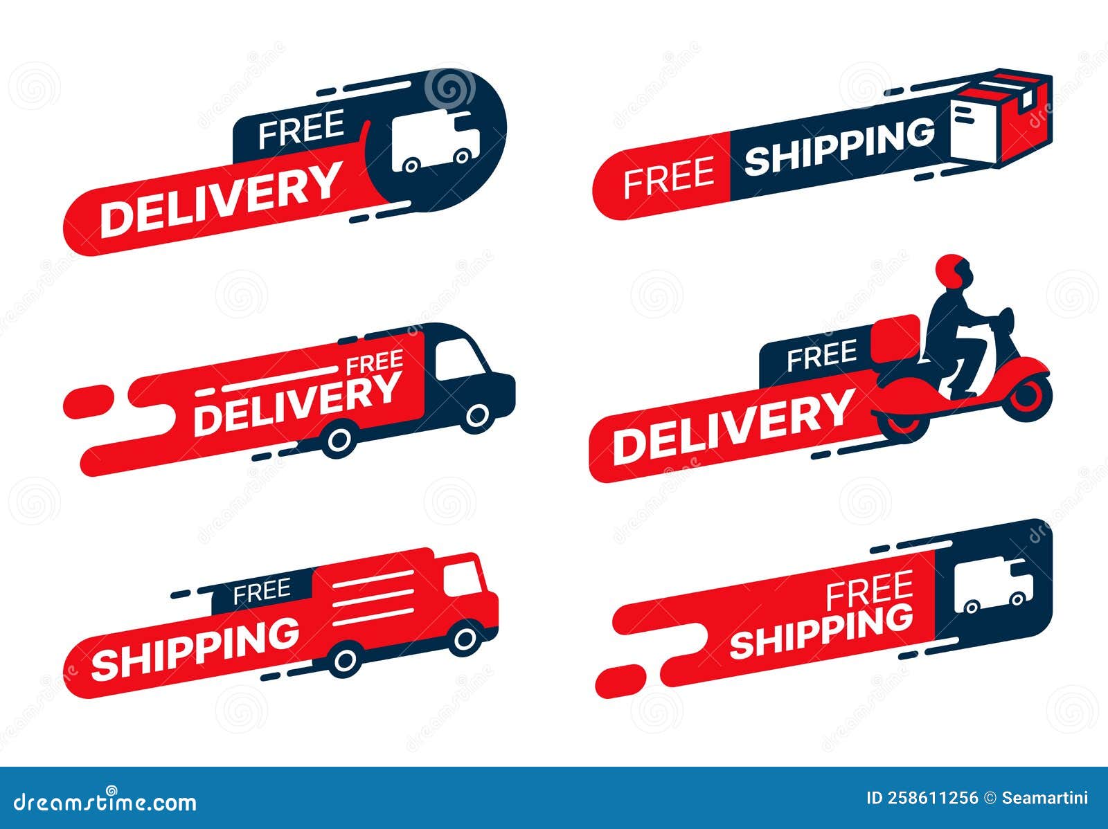 Overnight delivery van vintage label Royalty Free Vector