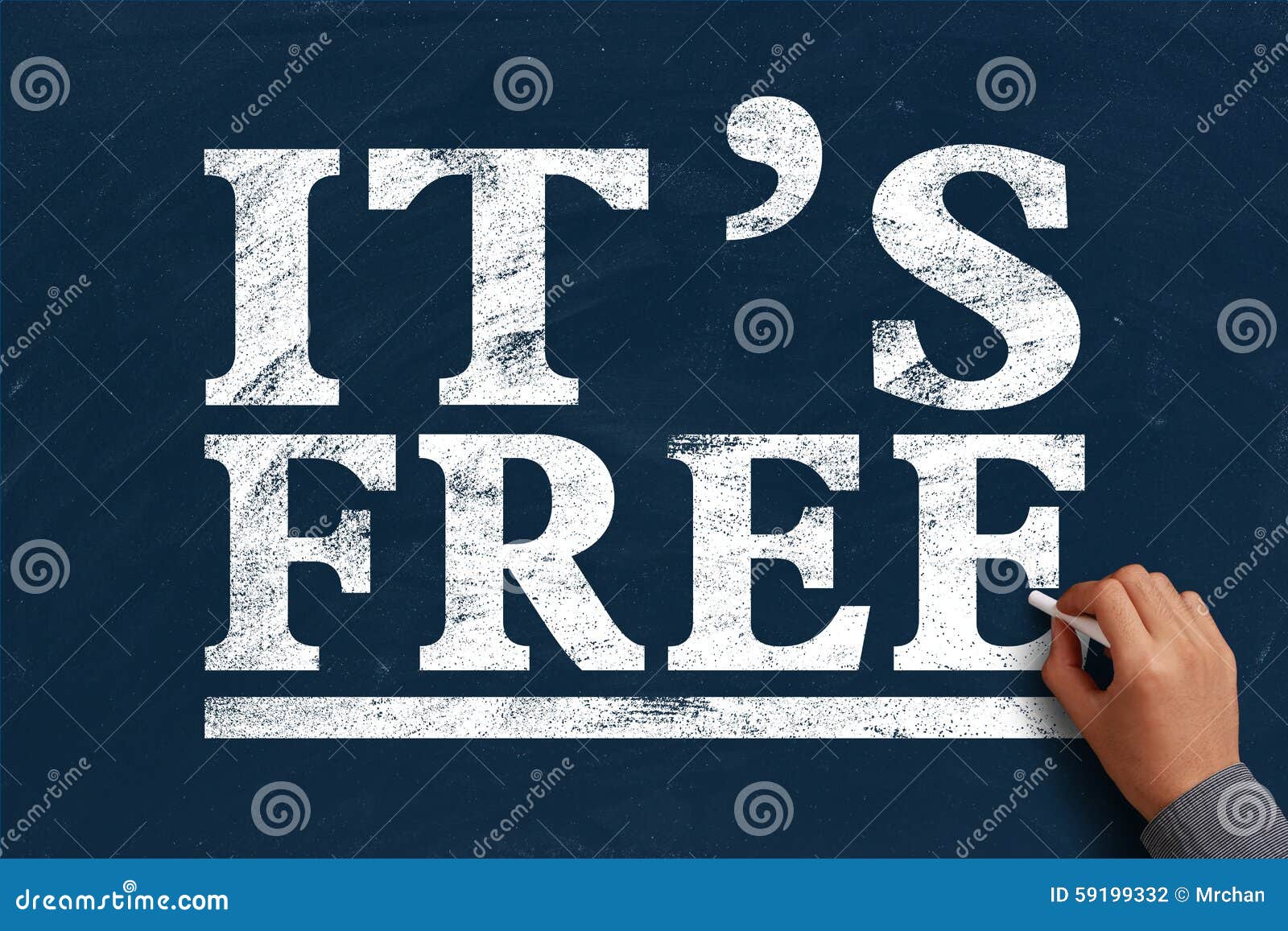 it is free