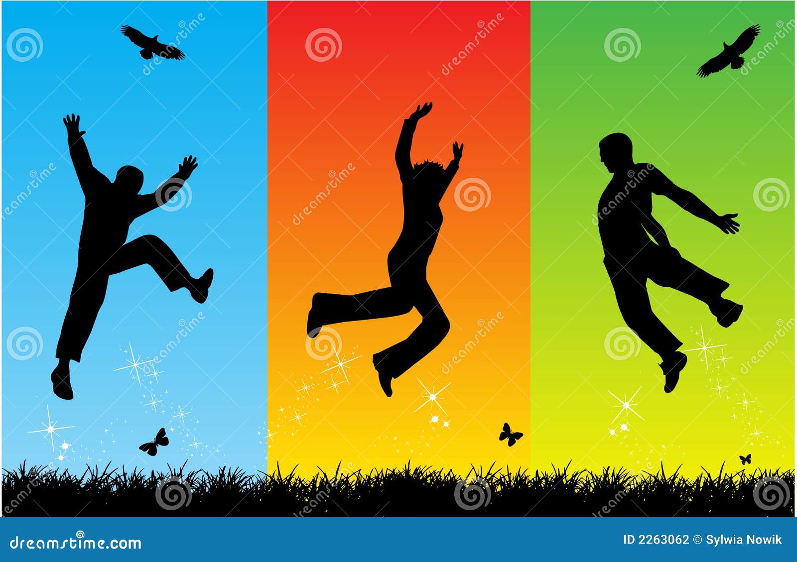 Free Jumping stock vector. Illustration of sport, high - 2263062