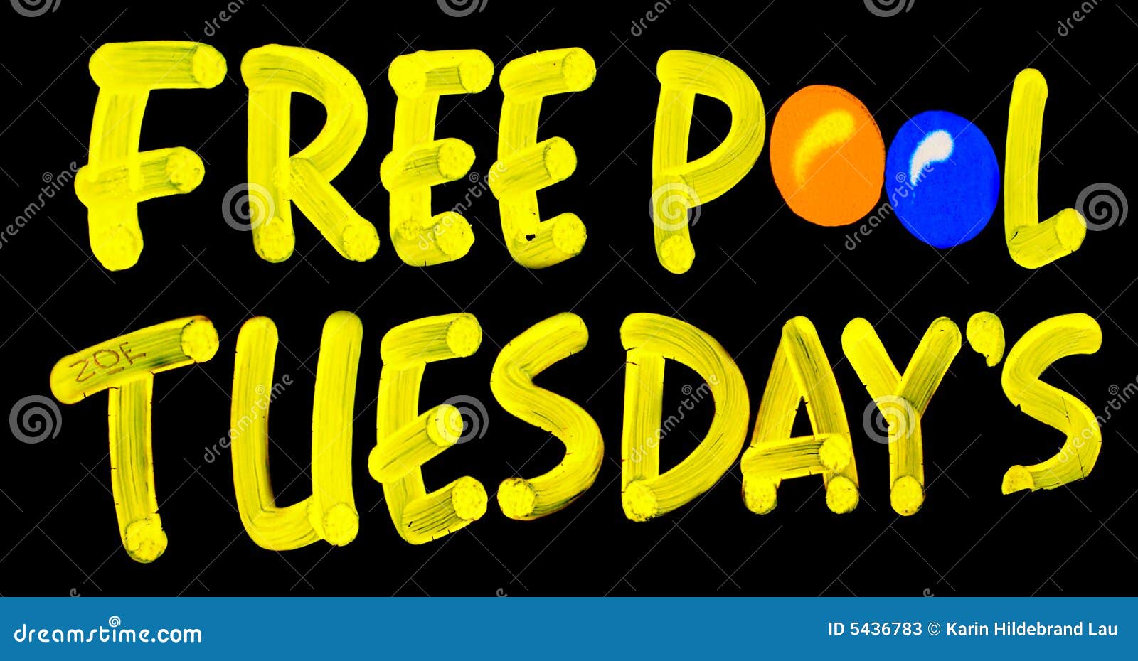 Free Pool Tuesdays stock image. Image of sports, recreational 5436783