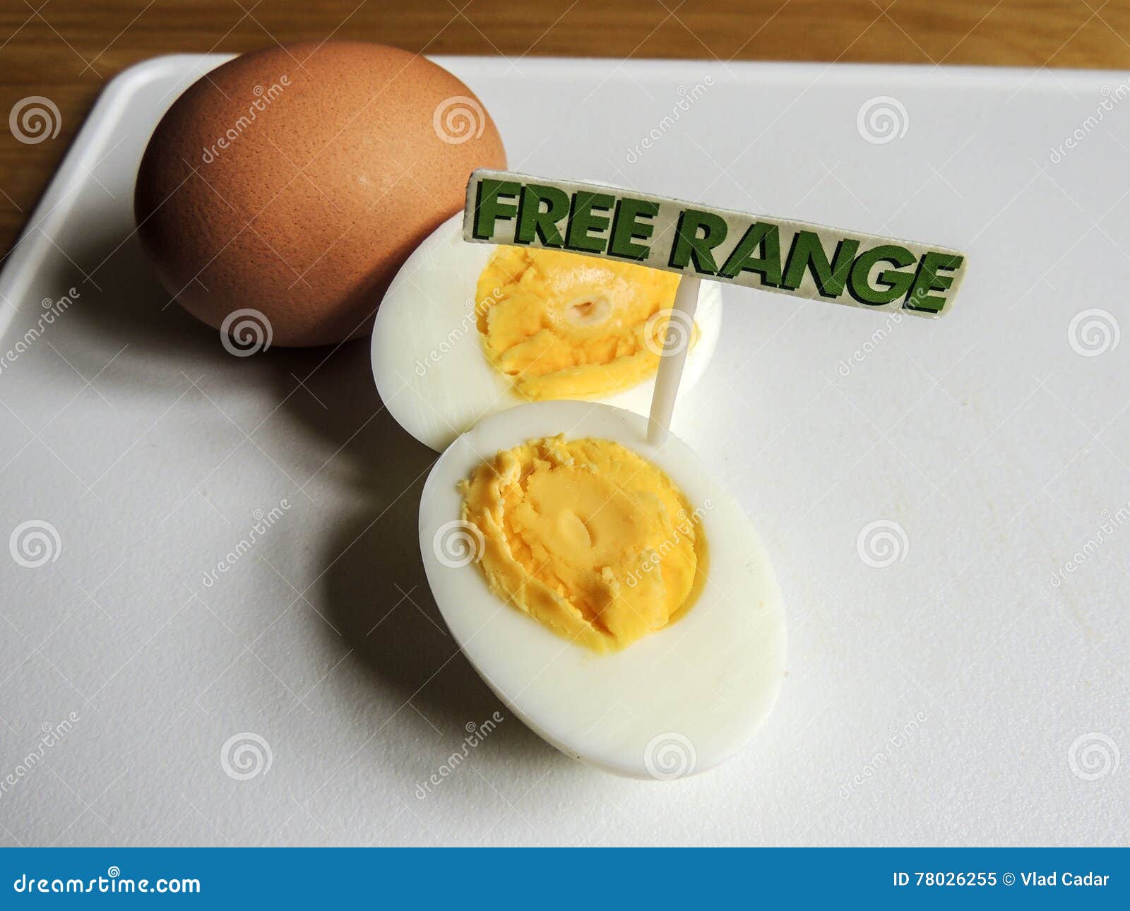 Free Range, Organic, Hard Boiled Eggs Stock Image Image of breakfast