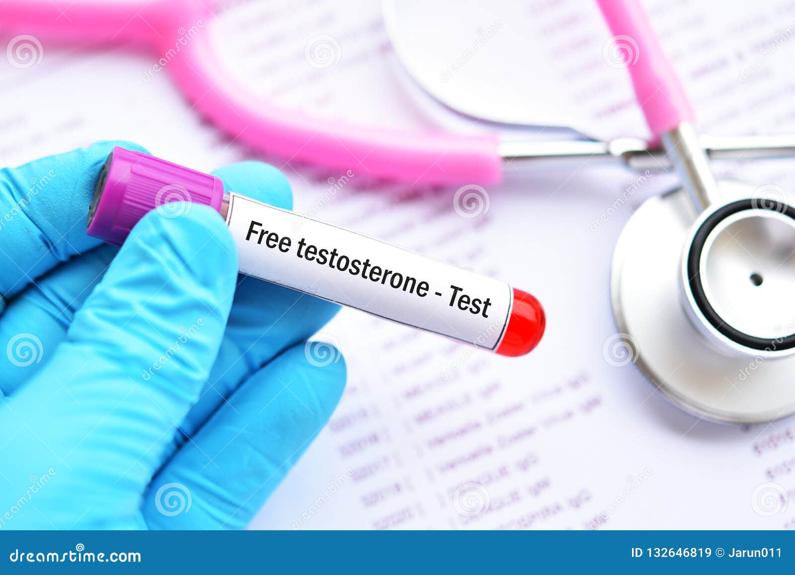 Free Testosterone Hormone Test Stock Image Image of analyzing, sexual