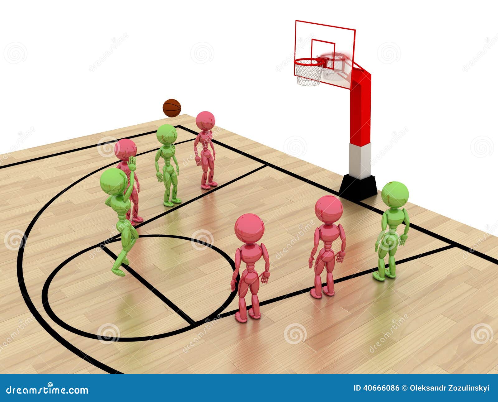 Free Throw in Basketball â„2 Stock Illustration Illustration of game