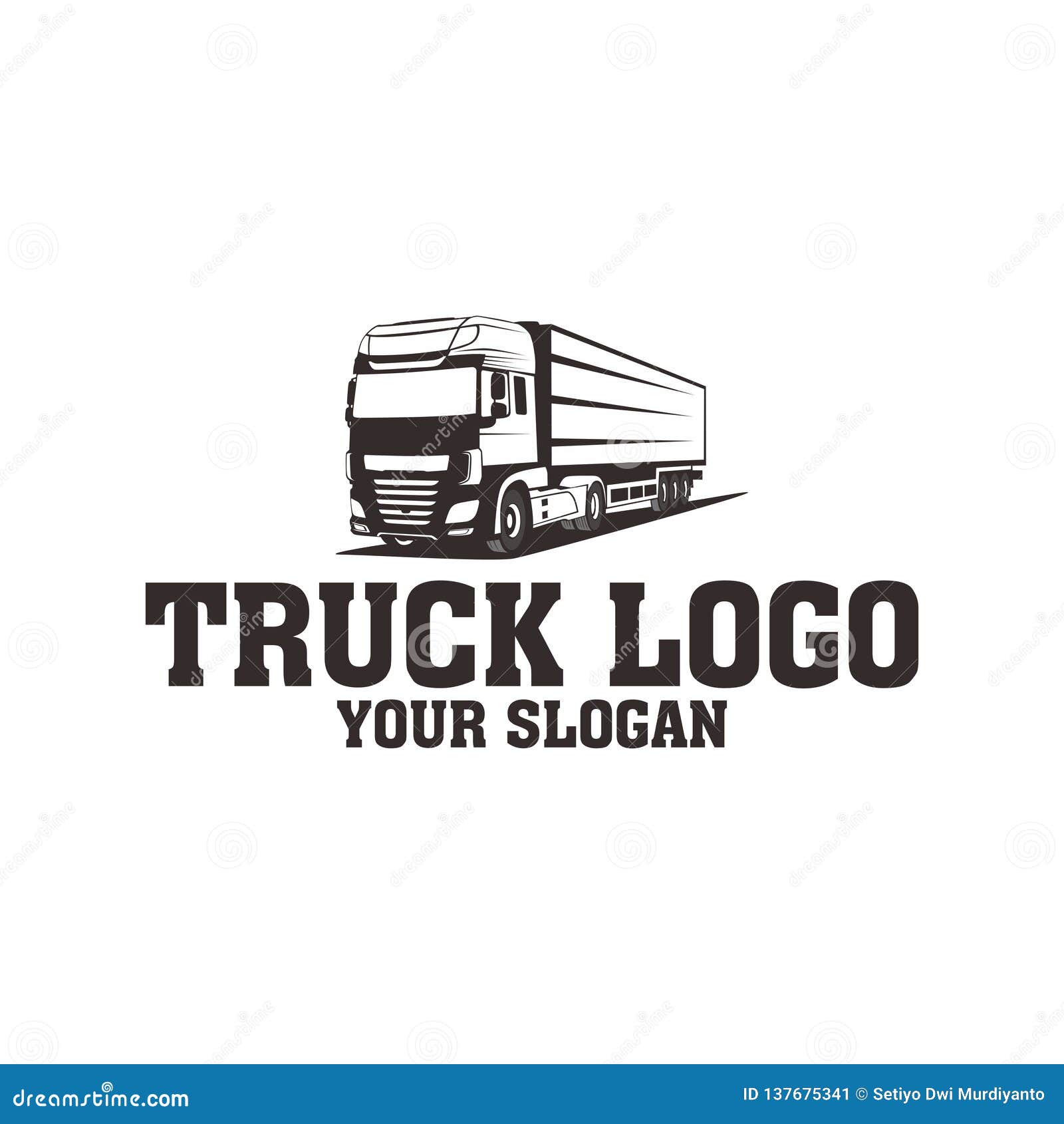 Free Vector Truck Logo Tamplate Stock Illustration Illustration