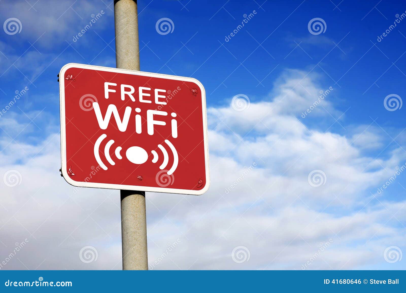 free wifi sign