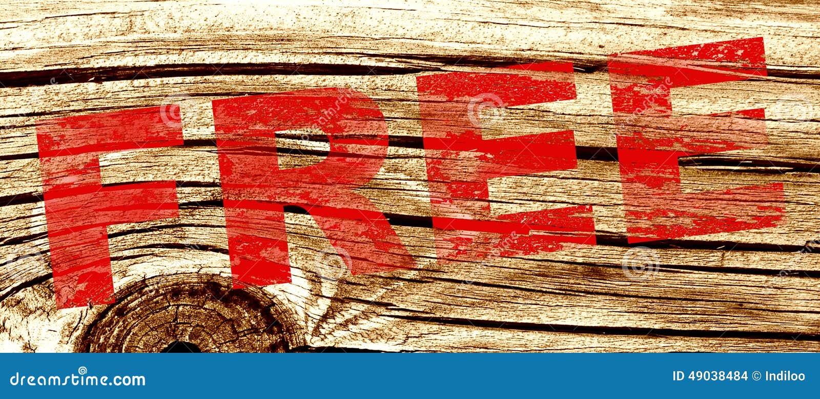 Free on wooden background stock photo. Image of design 49038484