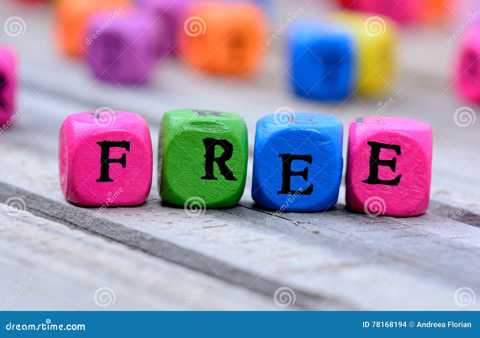 Free word on table stock photo. Image of elementary, sign 78168194