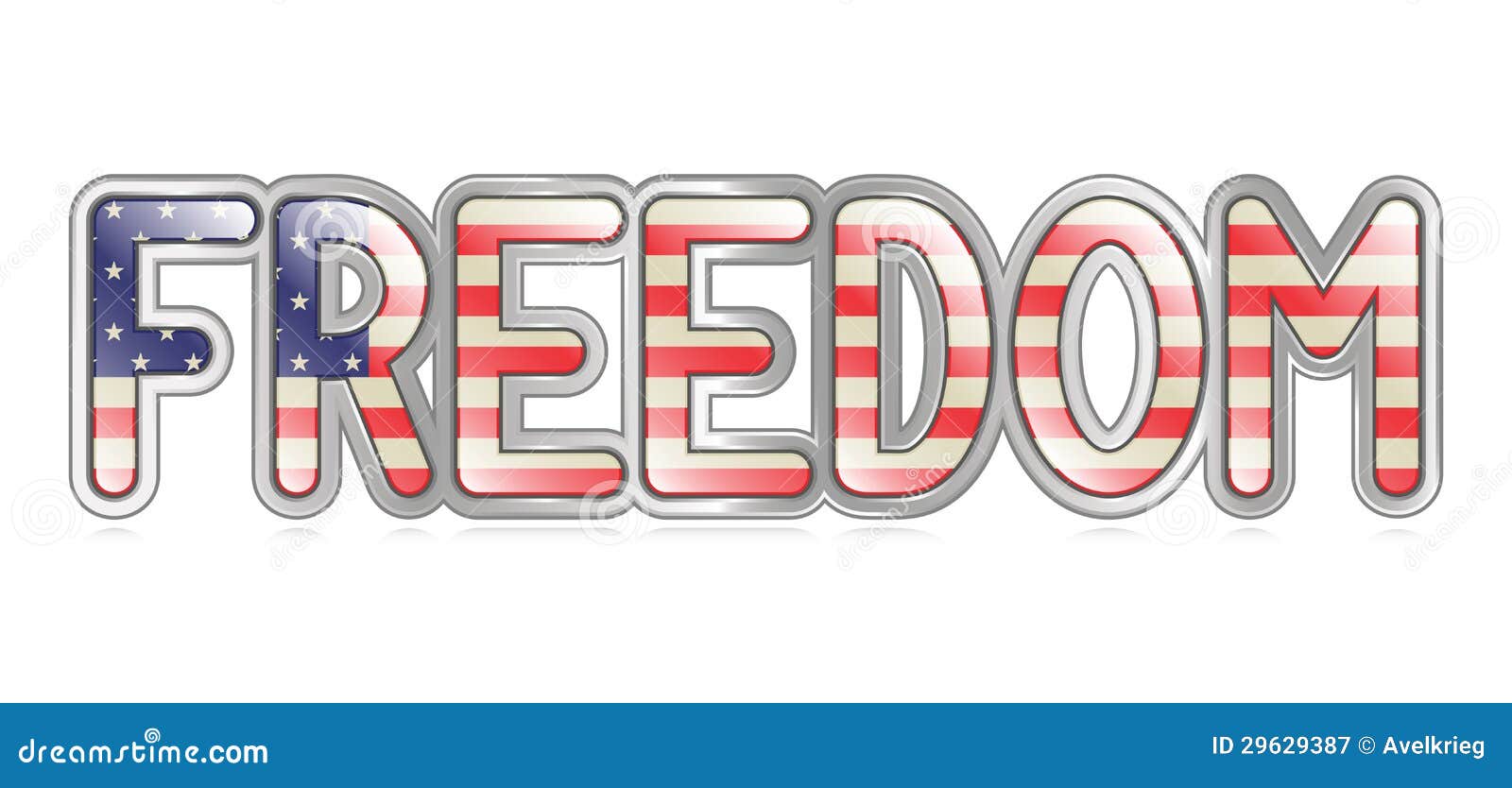 Freedom Banner Royalty Free Stock Photography - Image: 29629387