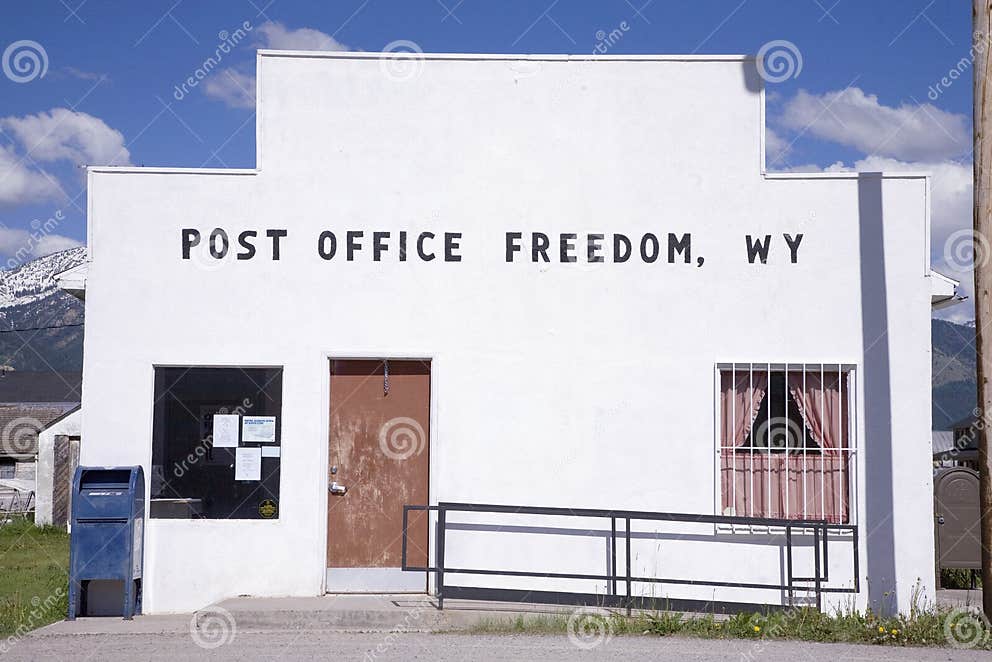Freedom post office editorial photo. Image of detail 26126646