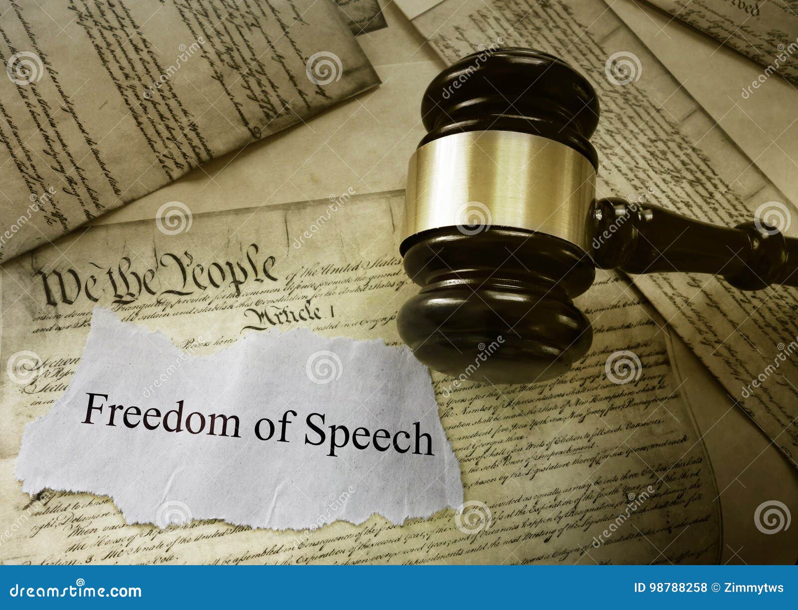 freedom of speech message