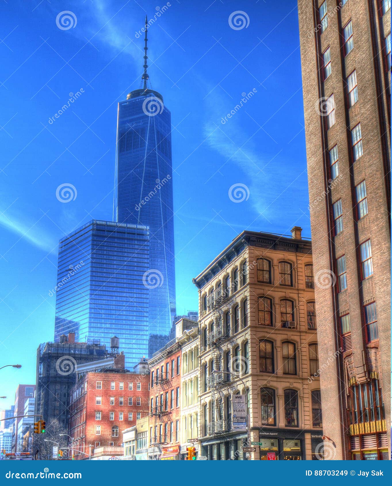 Freedom Tower, New York editorial stock image. Image of view 88703249