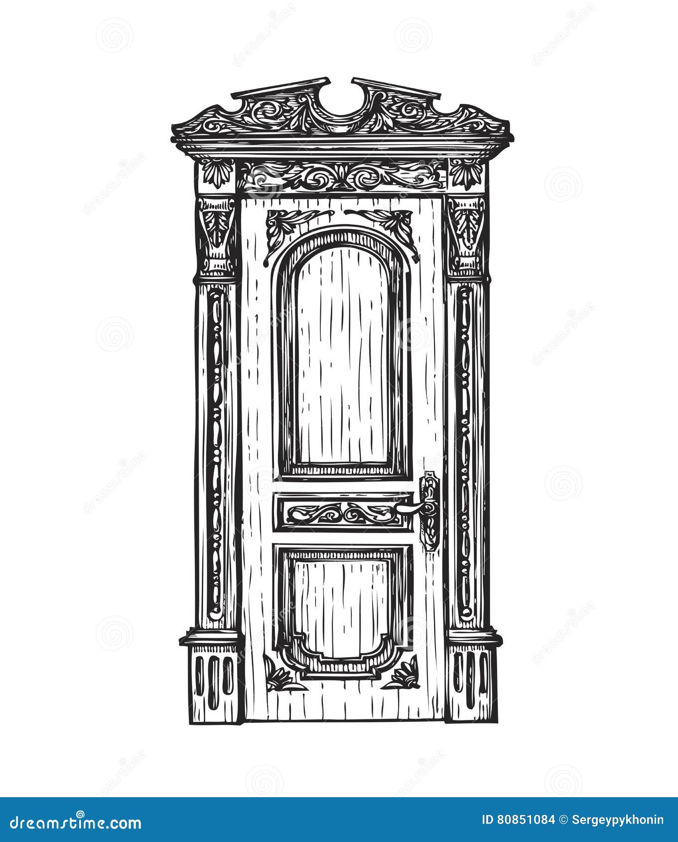 34 Sketch Of Six Panel Door Pics