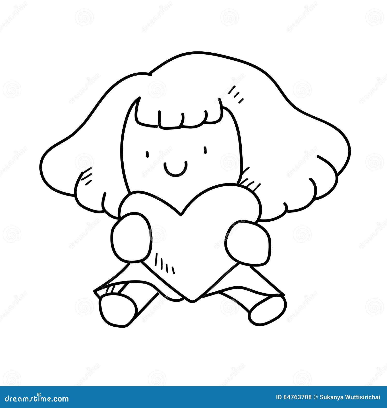 Bonequinha Kawaii, Kawaii Girl Drawings, Cute Kawaii Girl