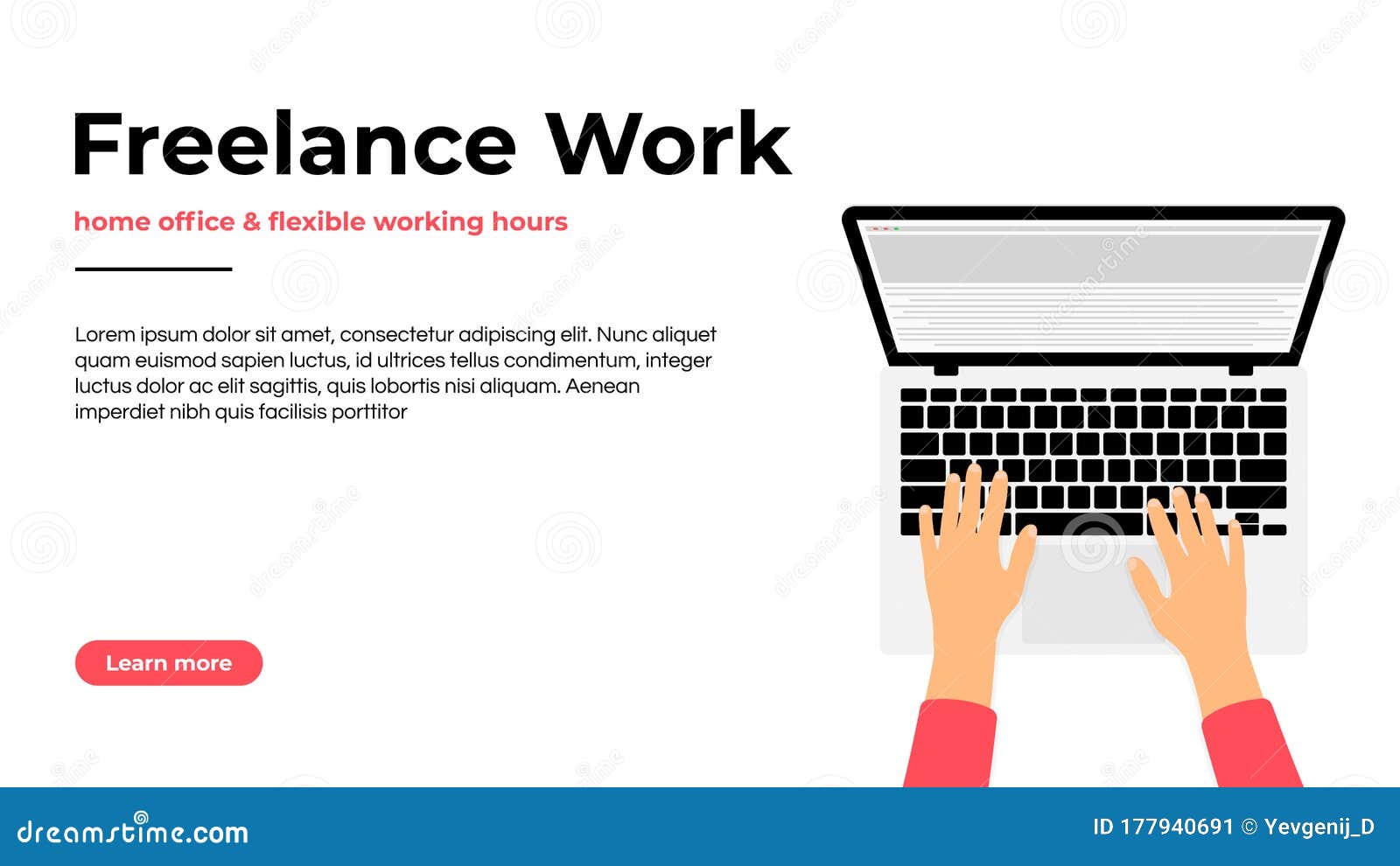 Freelancer Working At Home On Laptop Work At Home Freelance Jobs And Vacancies Concept Freelancer Character Sitting With Laptop Stock Vector Illustration Of People Person