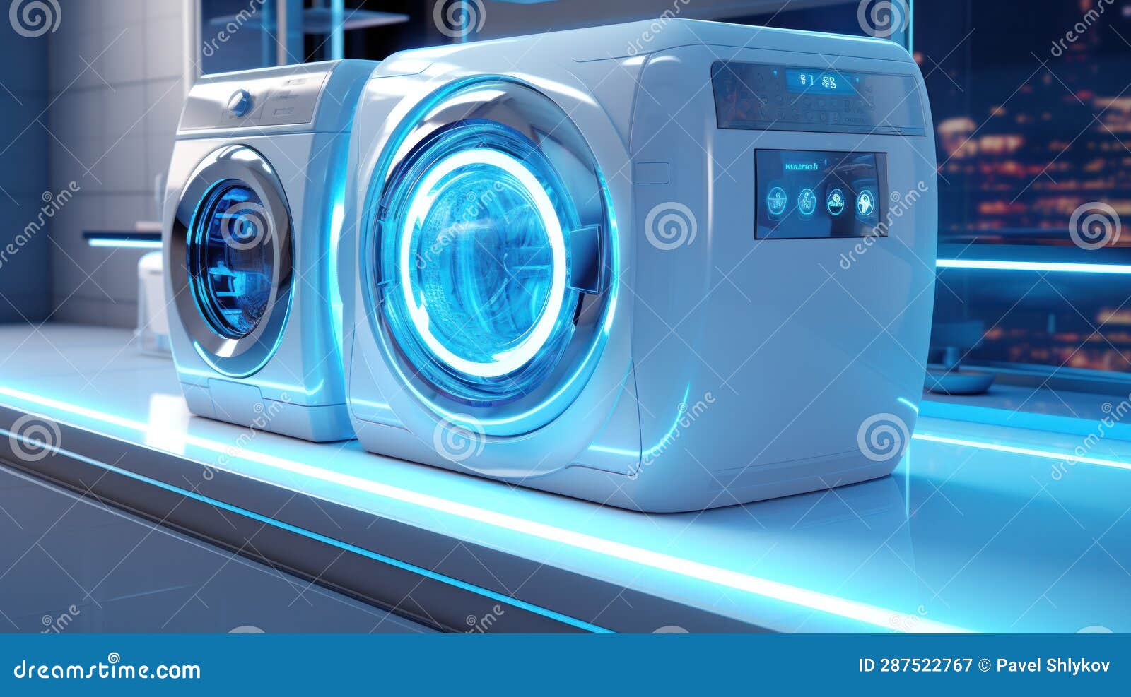 Electronic Panel of the Washing Machine. 60 Degrees Celsius. Close Up.  Stock Image - Image of cluster, cleaning: 233024401