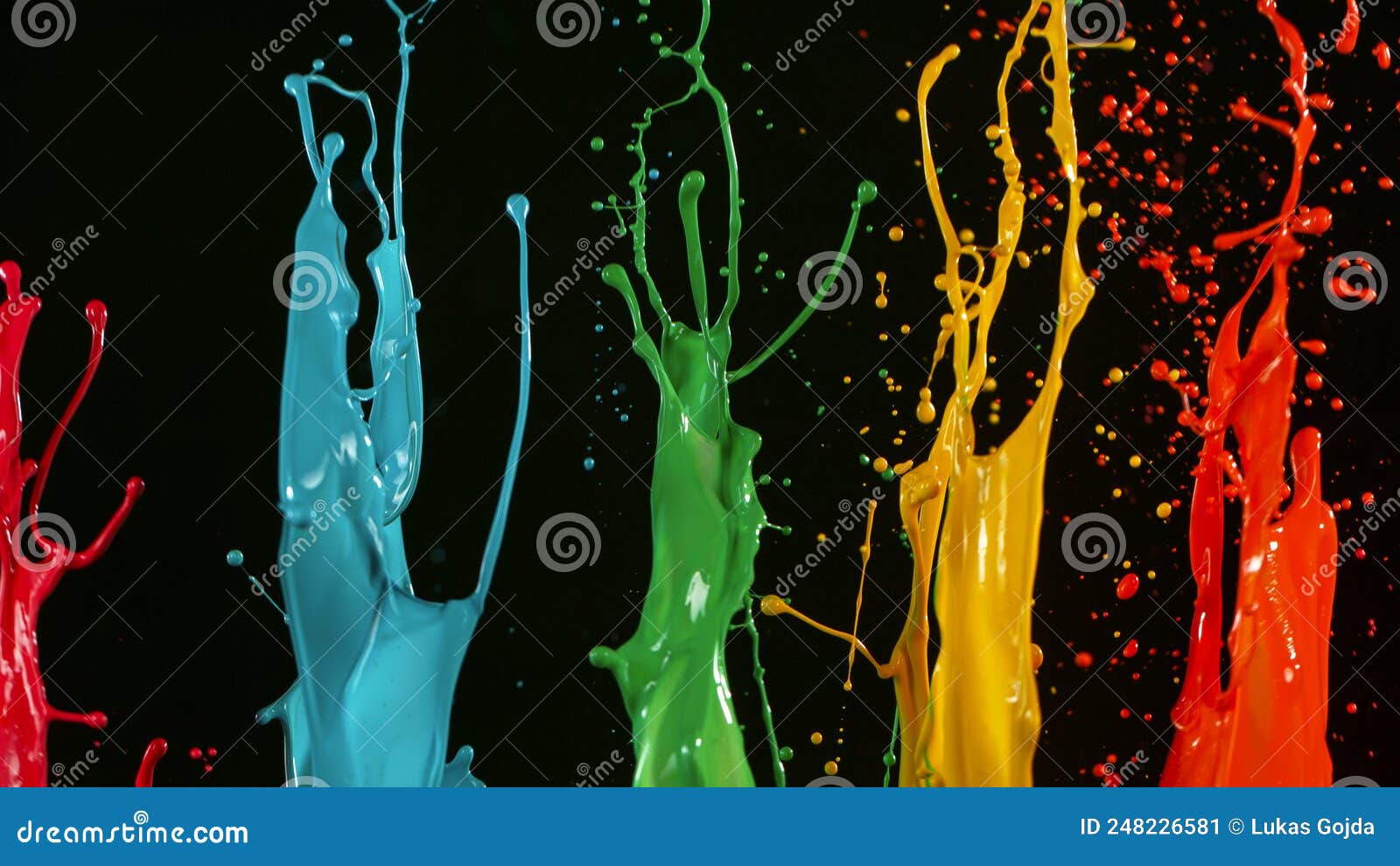 Freeze Motion of Dancing Colors Stock Image - Image of closeup, freeze: 248226581
