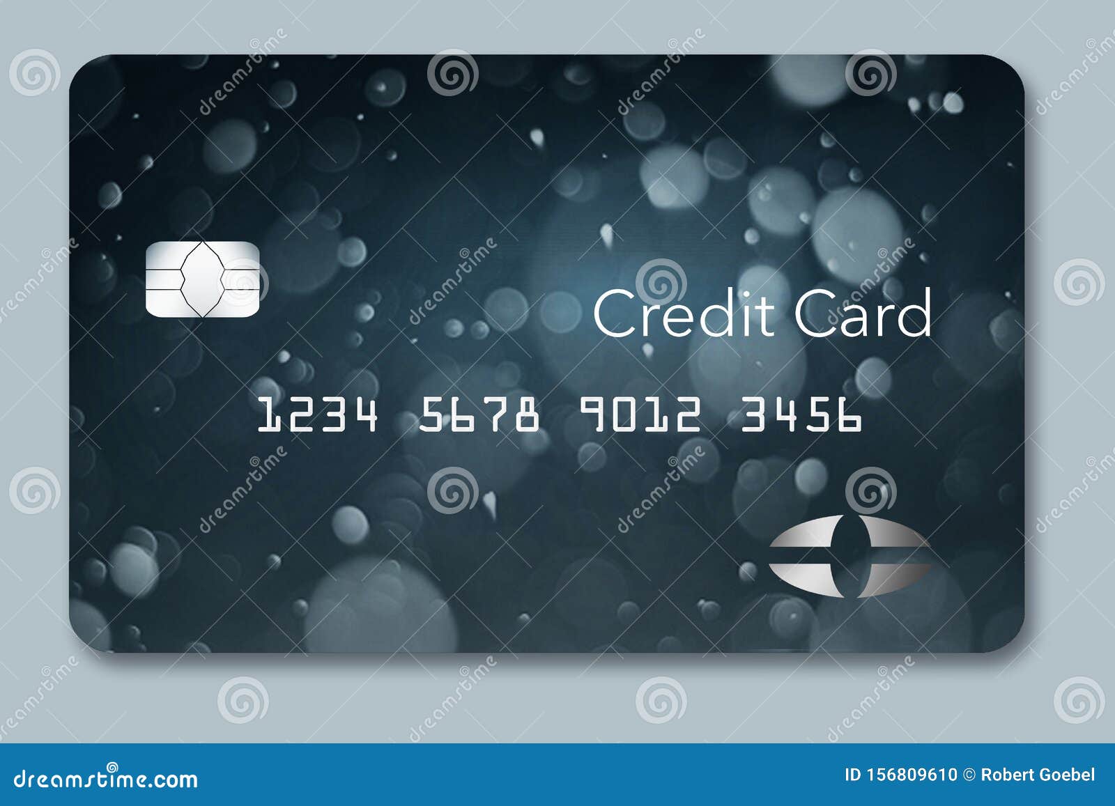 Here is a Generic Credit or Debit Card with a Contemporary Minimalist  Design. Stock Photo - Image of card, generic: 156809610