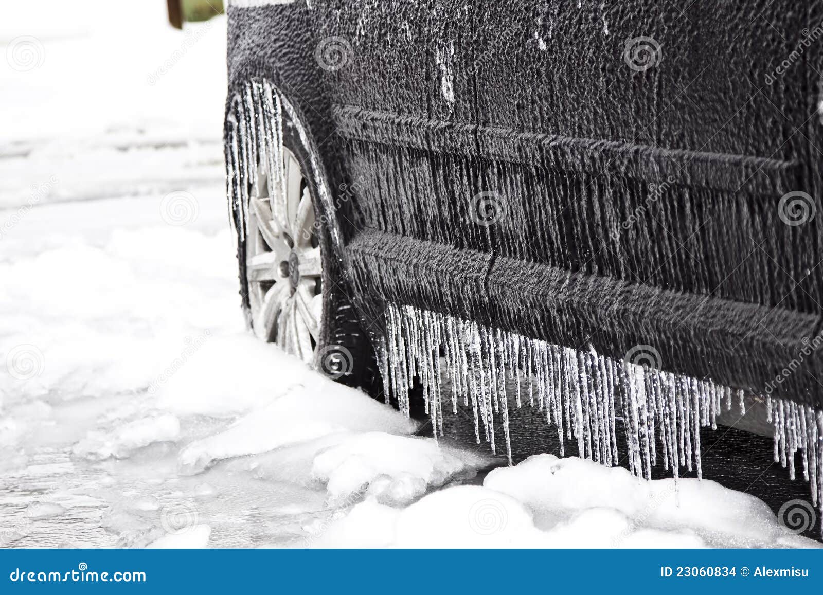 Freezing car stock photo. Image of temperature, climate 23060834