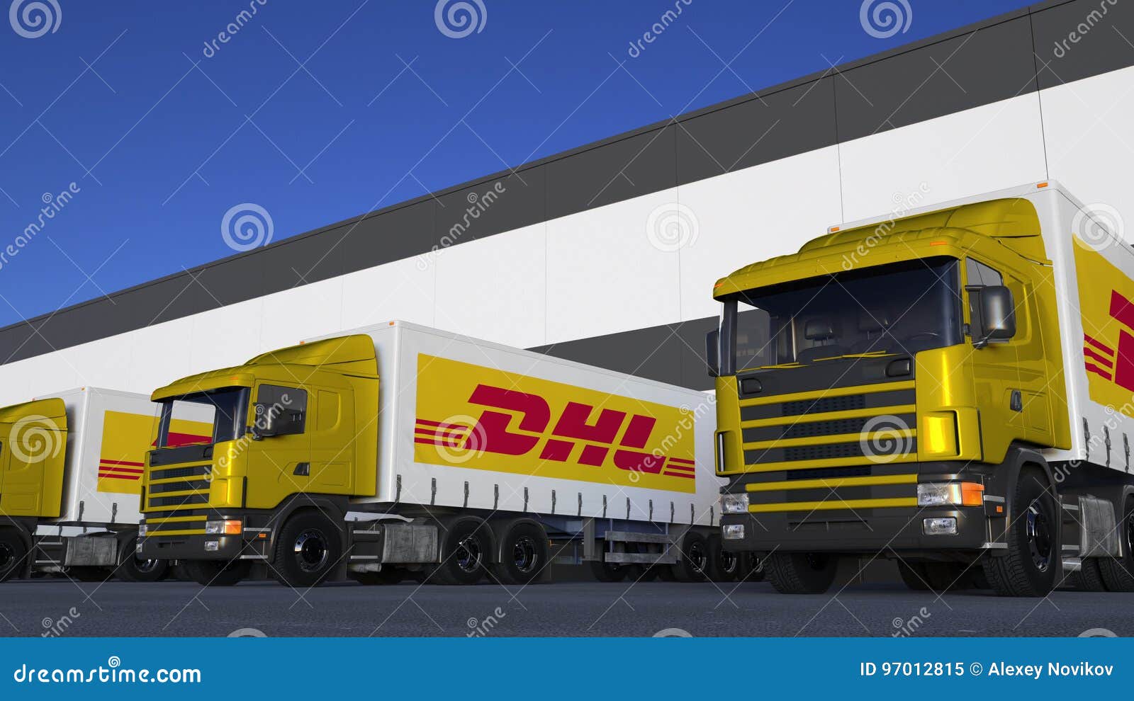 Dhl sale semi truck