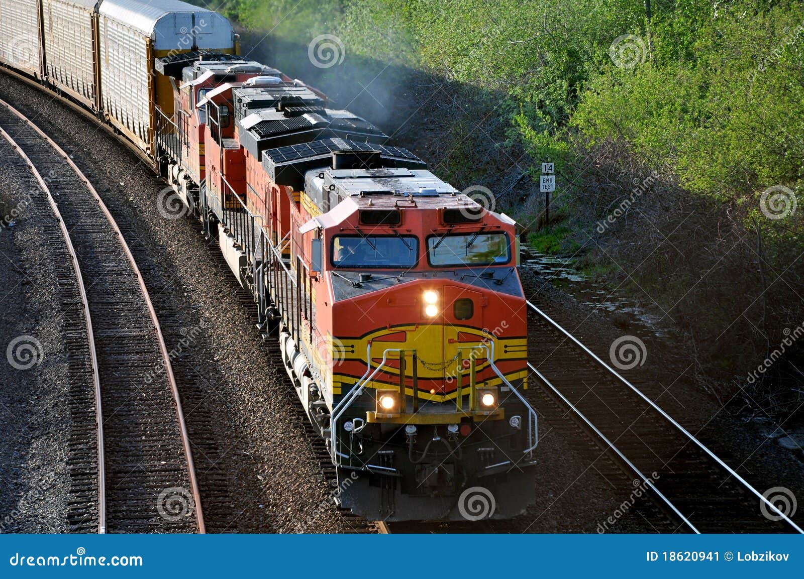 Freight train. stock image. Image of direction, line 18620941