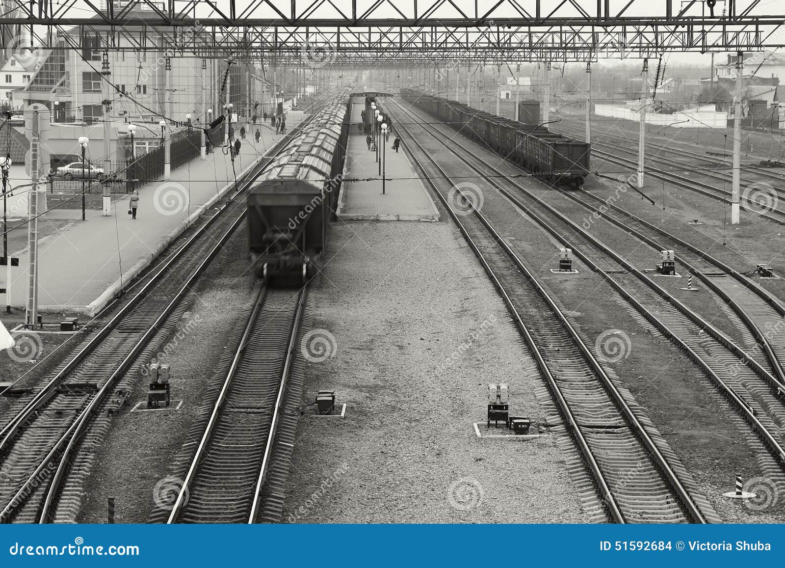 Freight Train Moving at Speed Stock Photo Image of composition, arrows 51592684