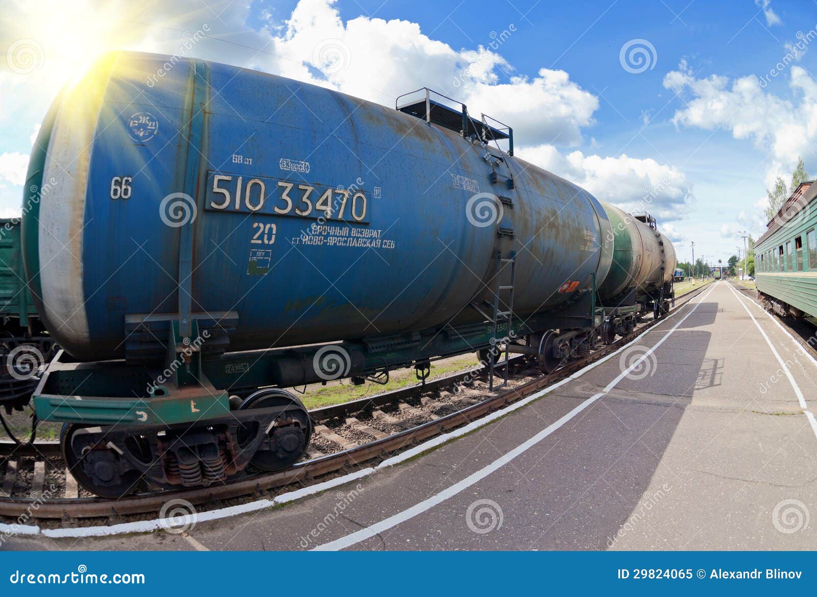 Freight Train with Tanker Cars Editorial Image Image of gasoline