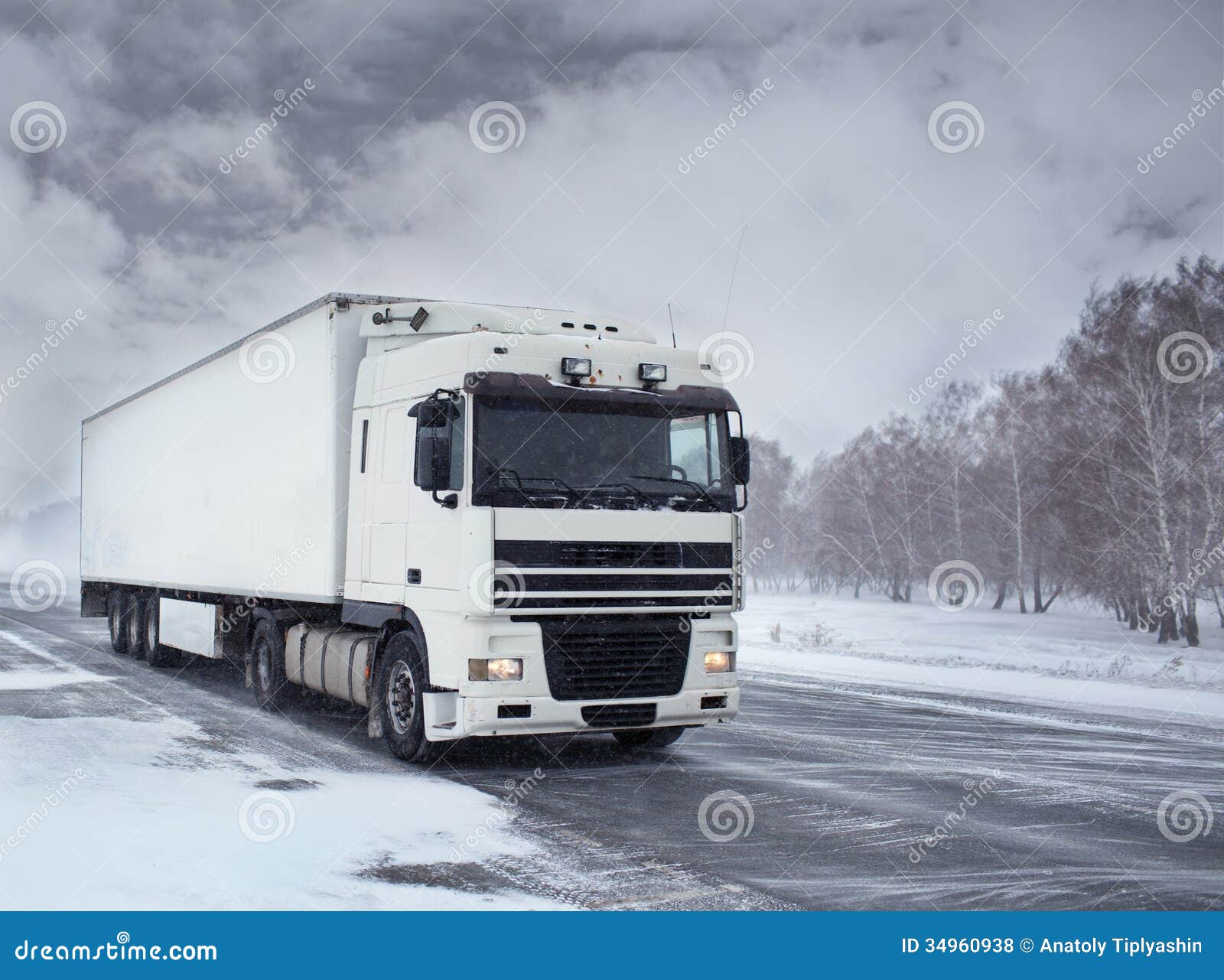 Freight Transportation By Truck Royalty Free Stock Photos  Image: 34960938