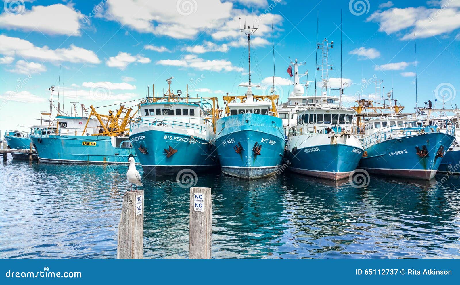 fremantle fishing fleet, fremantle boat harbour western australia