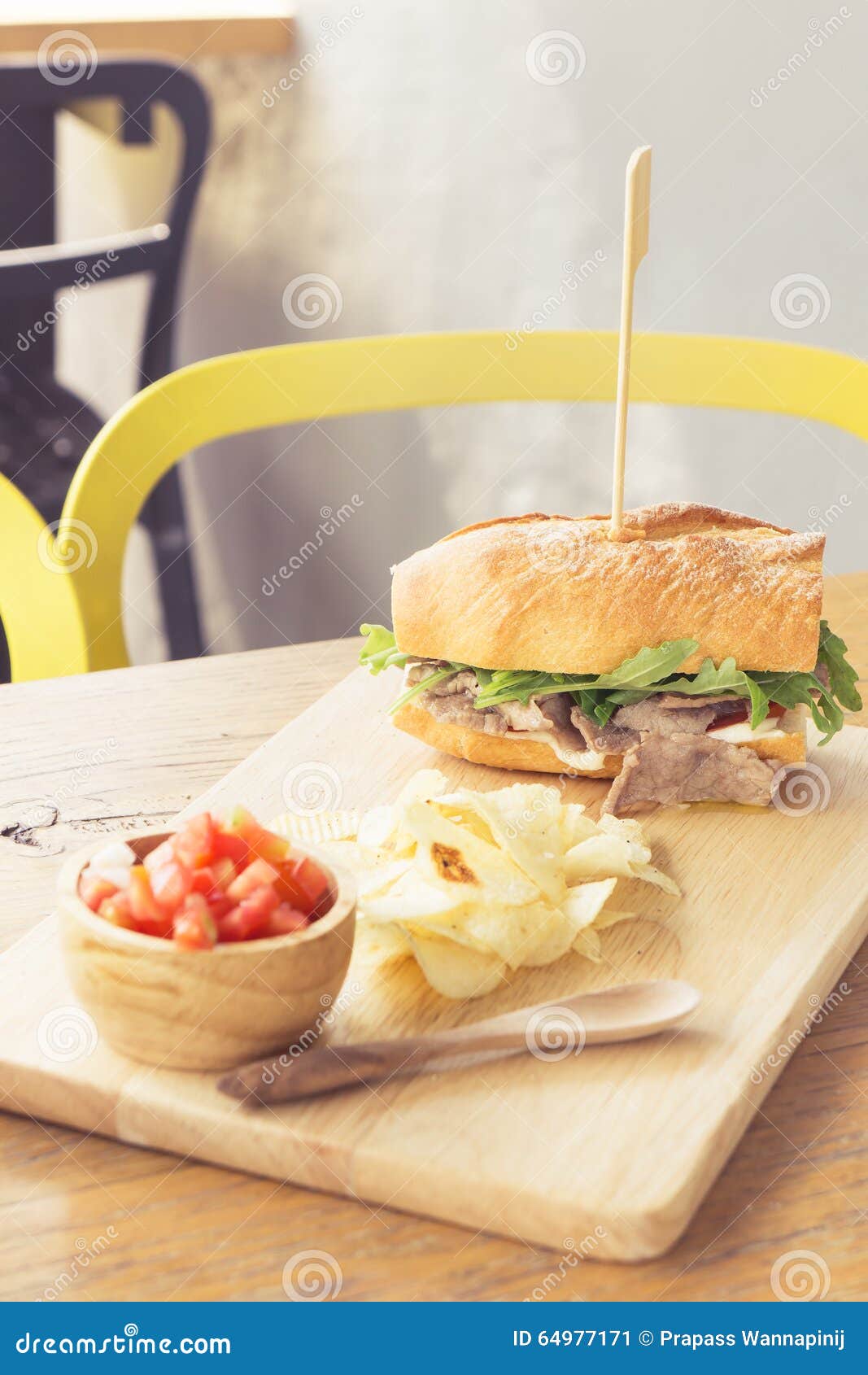 French Bread Beef Mayo Sandwich Stock Image Image of green, snack