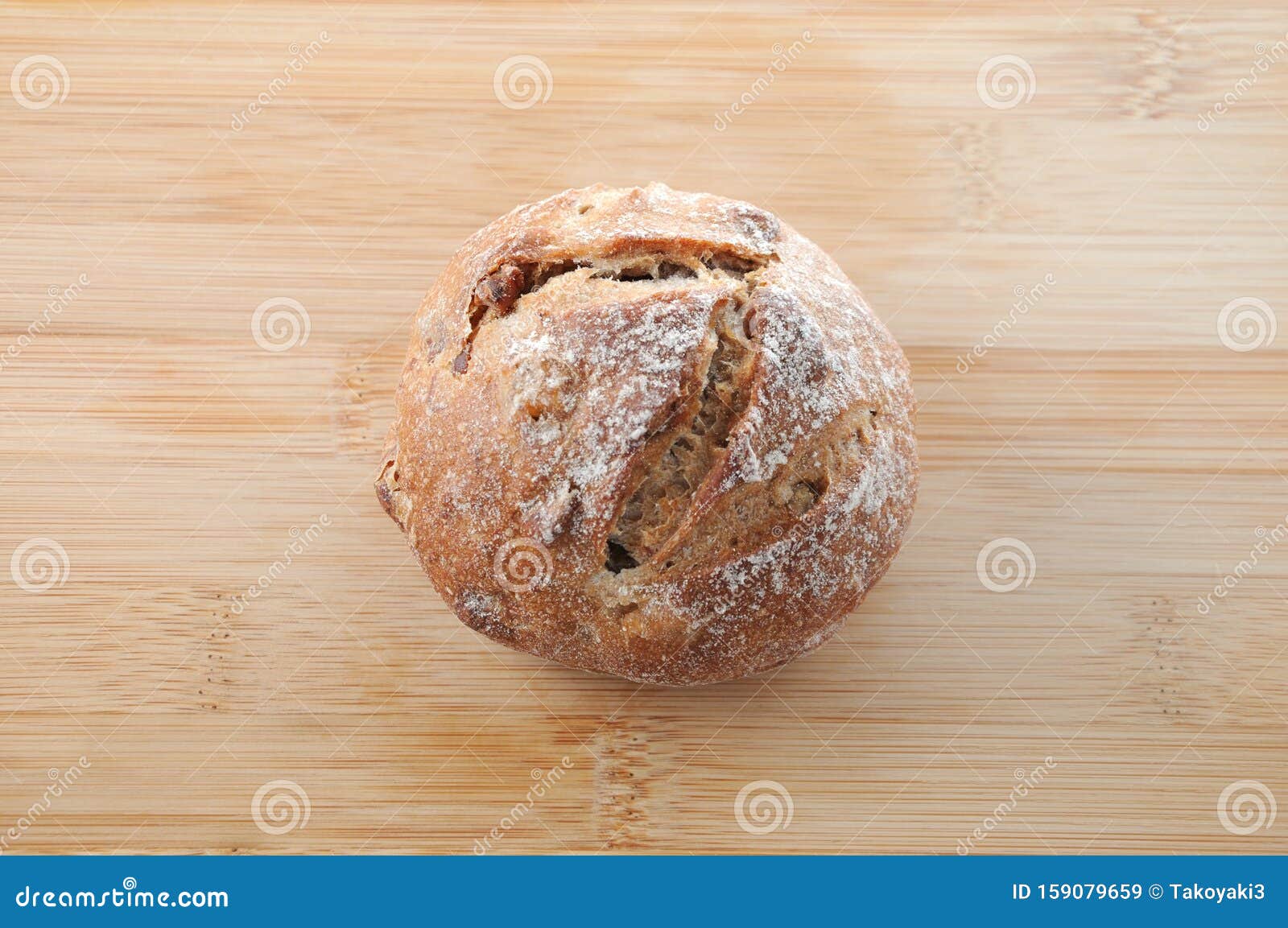 French Bread on Cutting Board Stock Image Image of crunchy, pastry