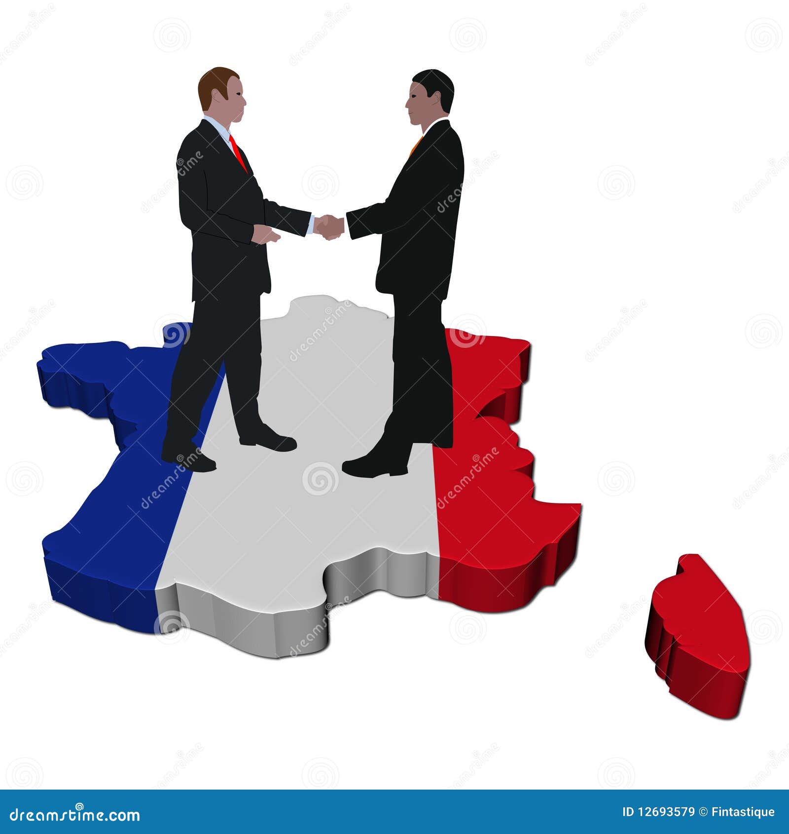 French Business meeting stock illustration. Illustration of people