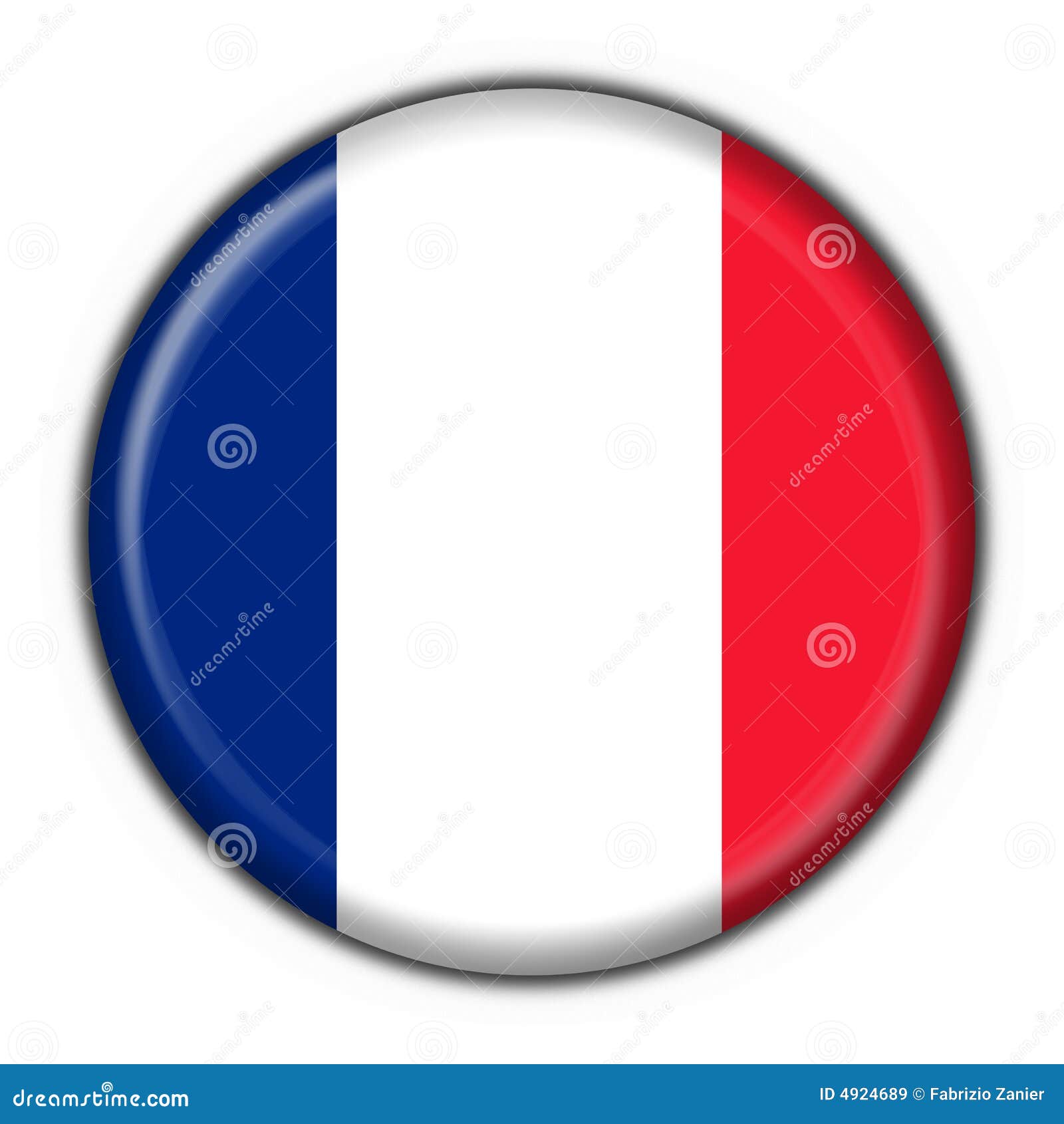 French Button Flag Royalty Free Stock Images Image 4924689