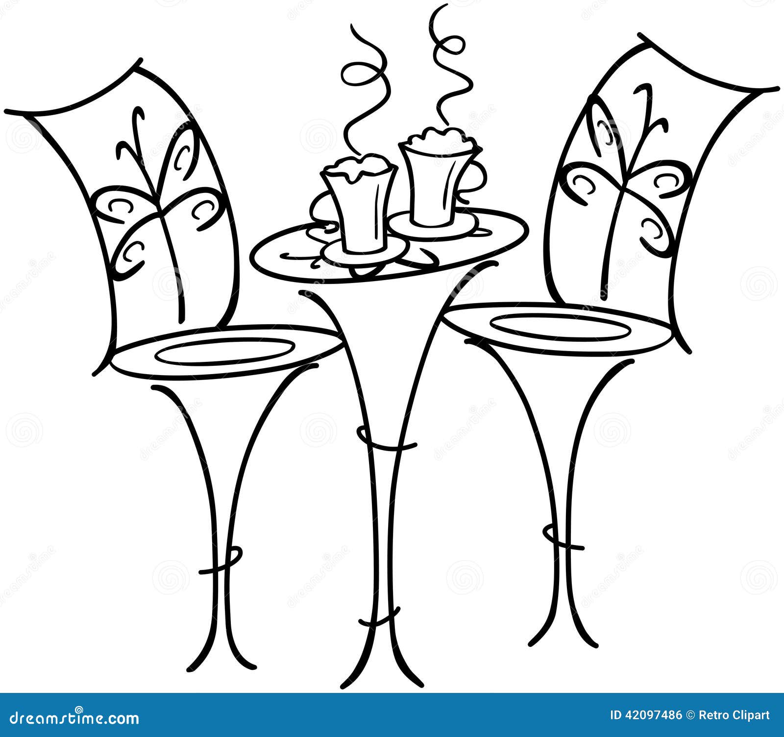 cafe table clipart - photo #27