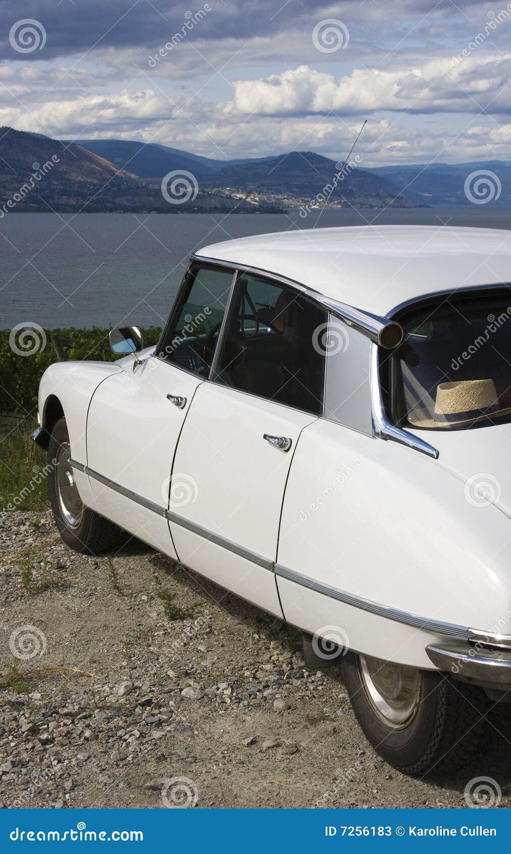 French Car Lakeside stock image. Image of motoring, transportation