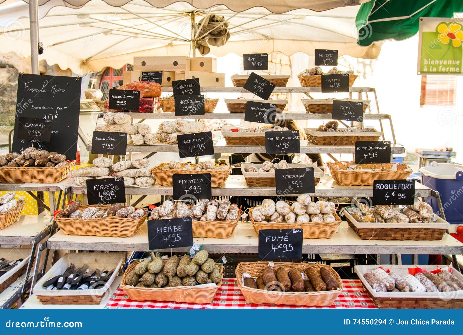 French Charcuterie Assortment Editorial Stock Image Image of