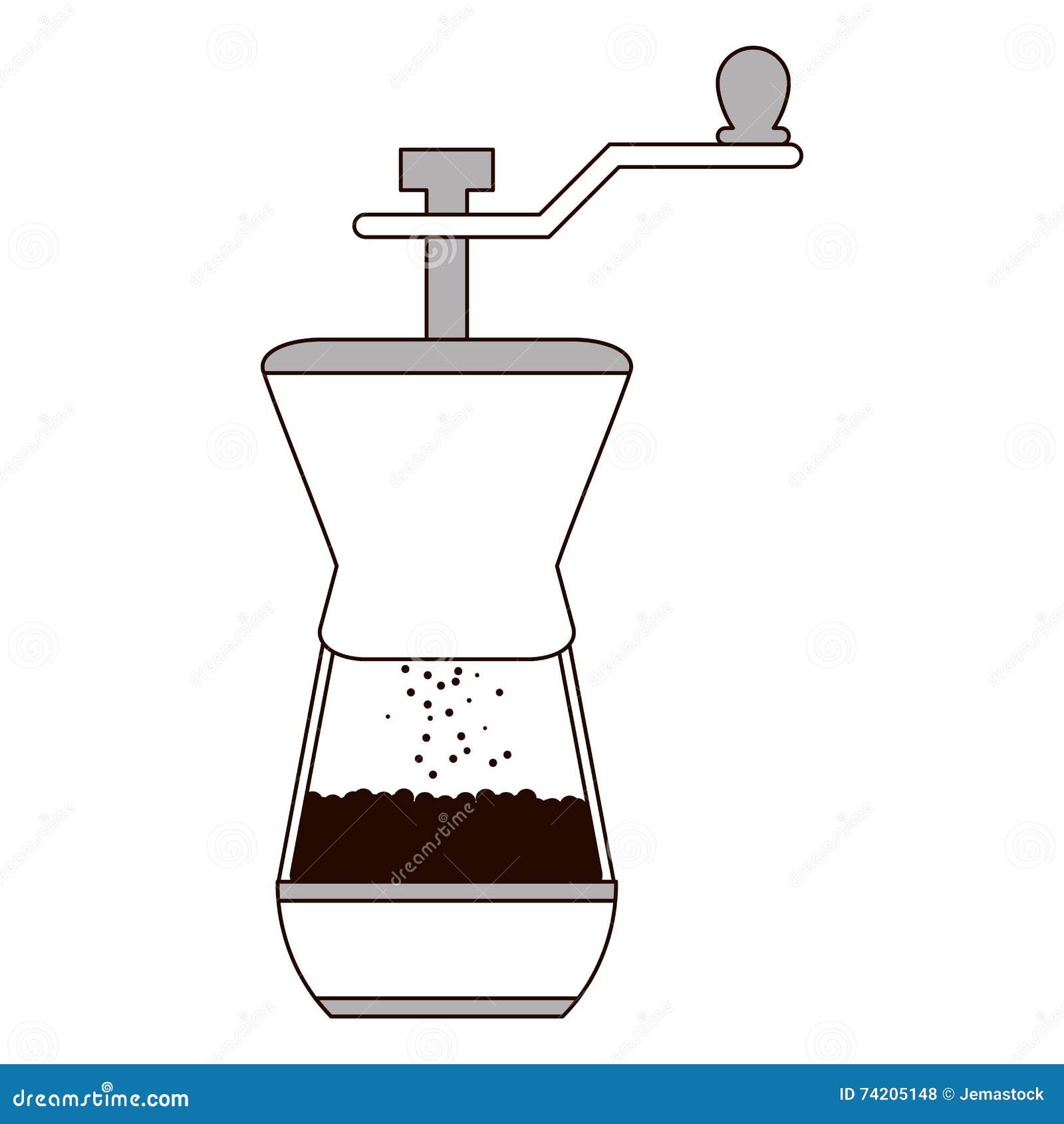 French coffee press icon stock illustration. Illustration of