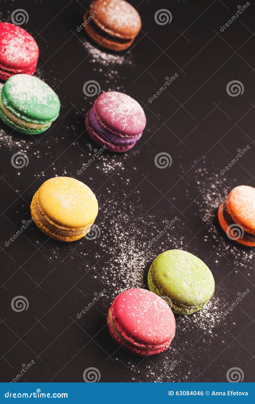 French colorful macaroon stock photo. Image of food, flavor - 63084046