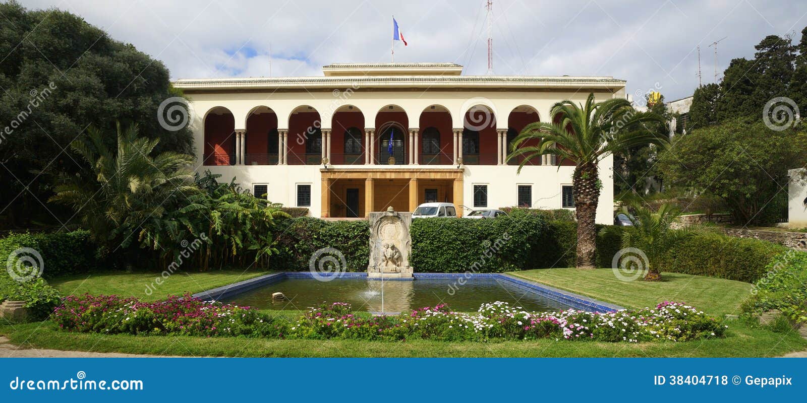 French Consulate in Tangier, Morocco Editorial Stock Photo Image of
