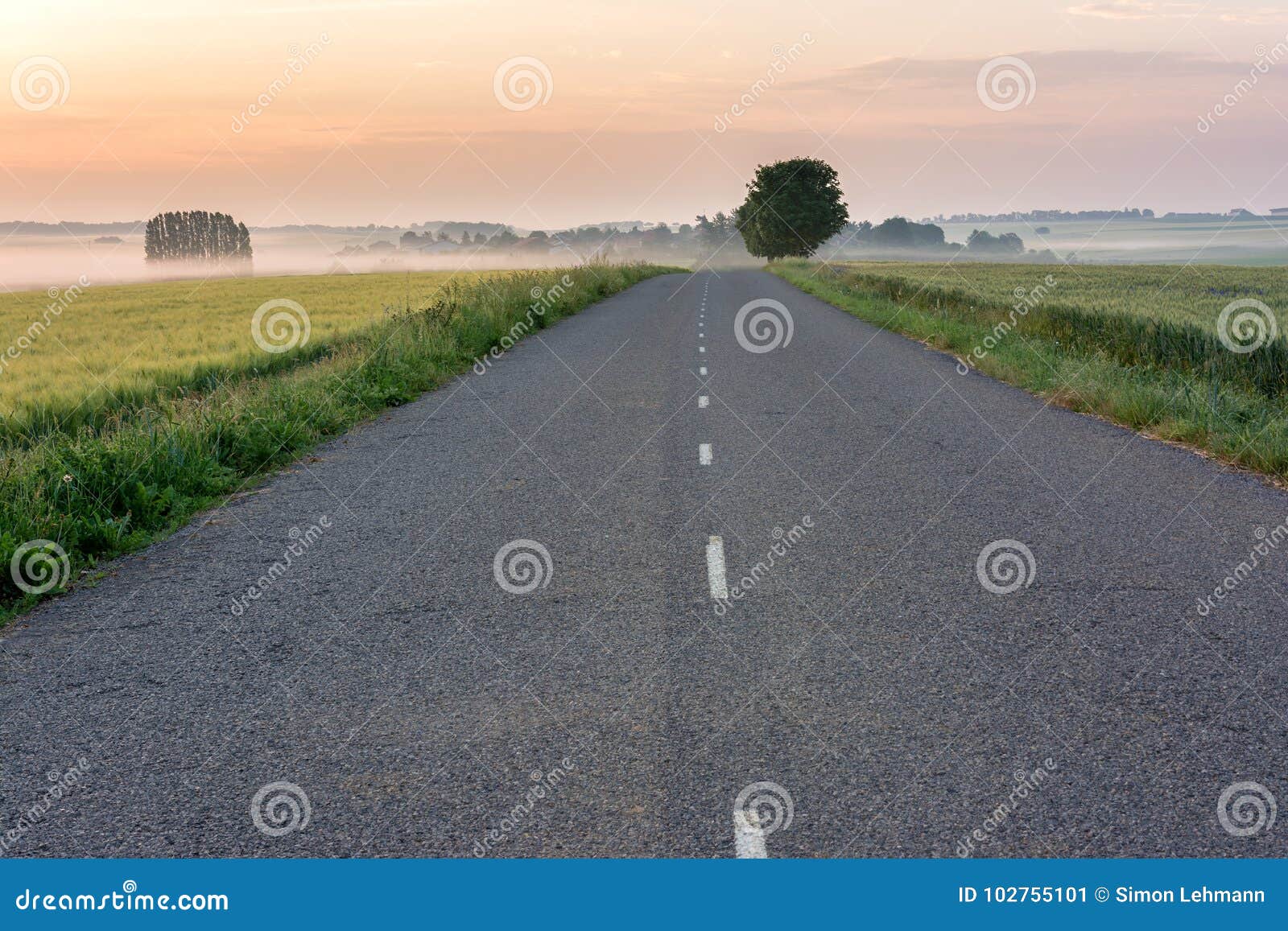 French Countryside Lorraine Stock Image Image of summer, field