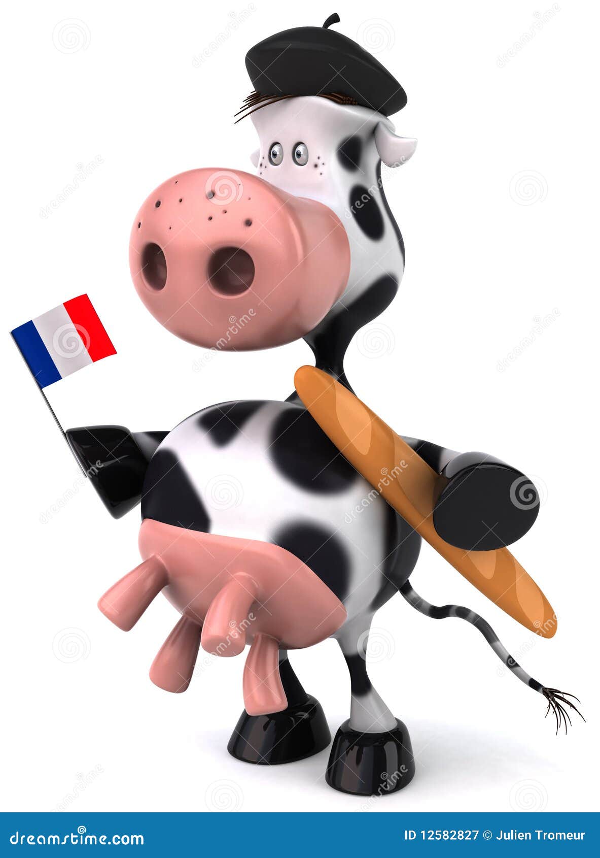 French Cow Royalty Free Stock Photography Image 12582827