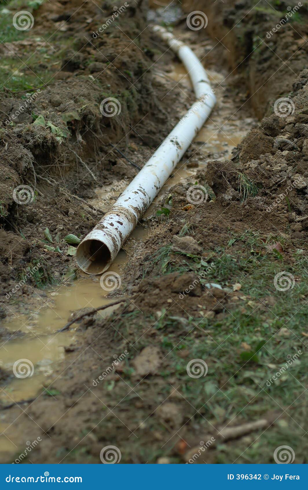 french drain outlet