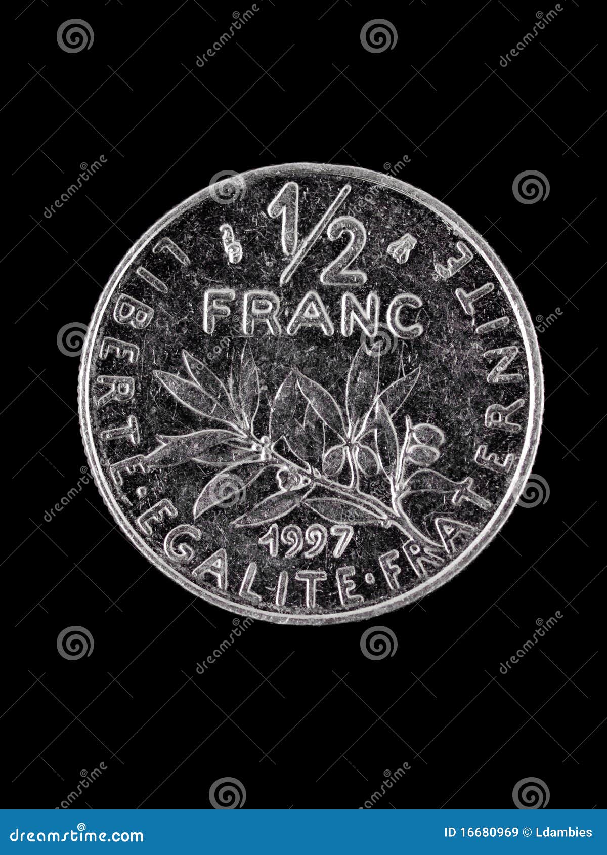 french franc coin