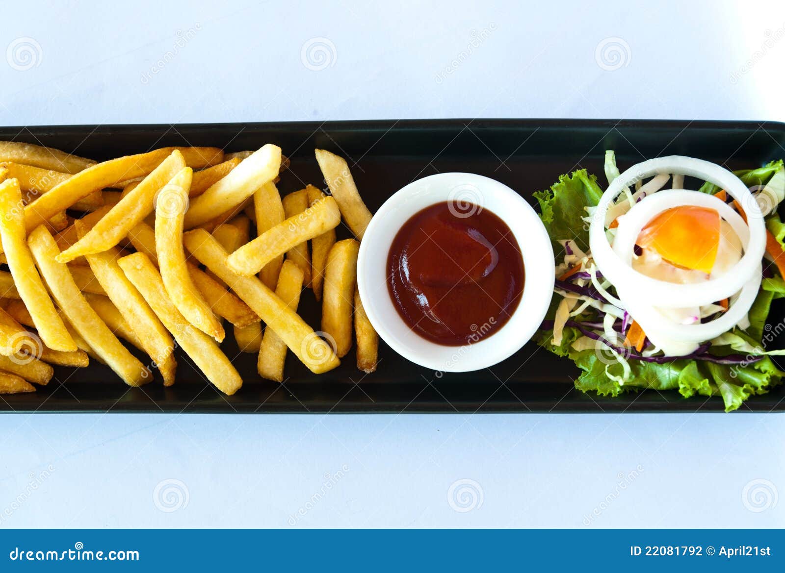 French Fried (fried Potato) Stock Photo - Image of french, background