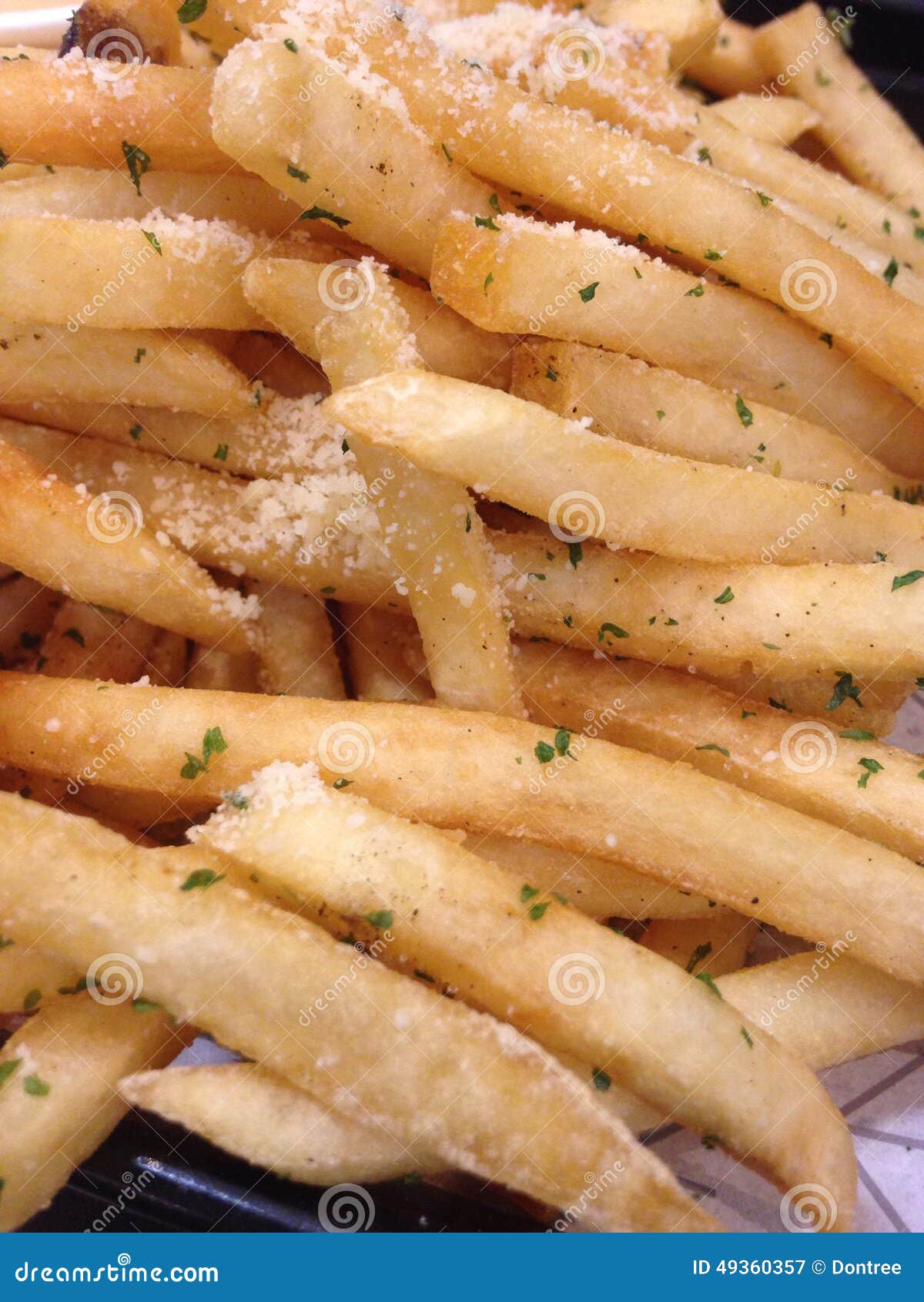 French fried with ketchup stock image. Image of eating 49360357
