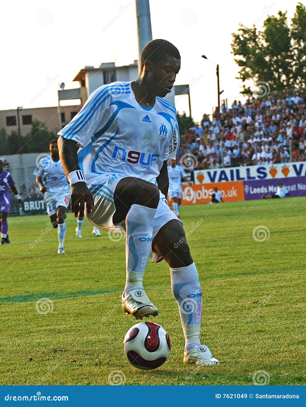 French Friendly Soccer Match OM Vs TFC Editorial Stock Image Image of pyrenees, djibril 7621049