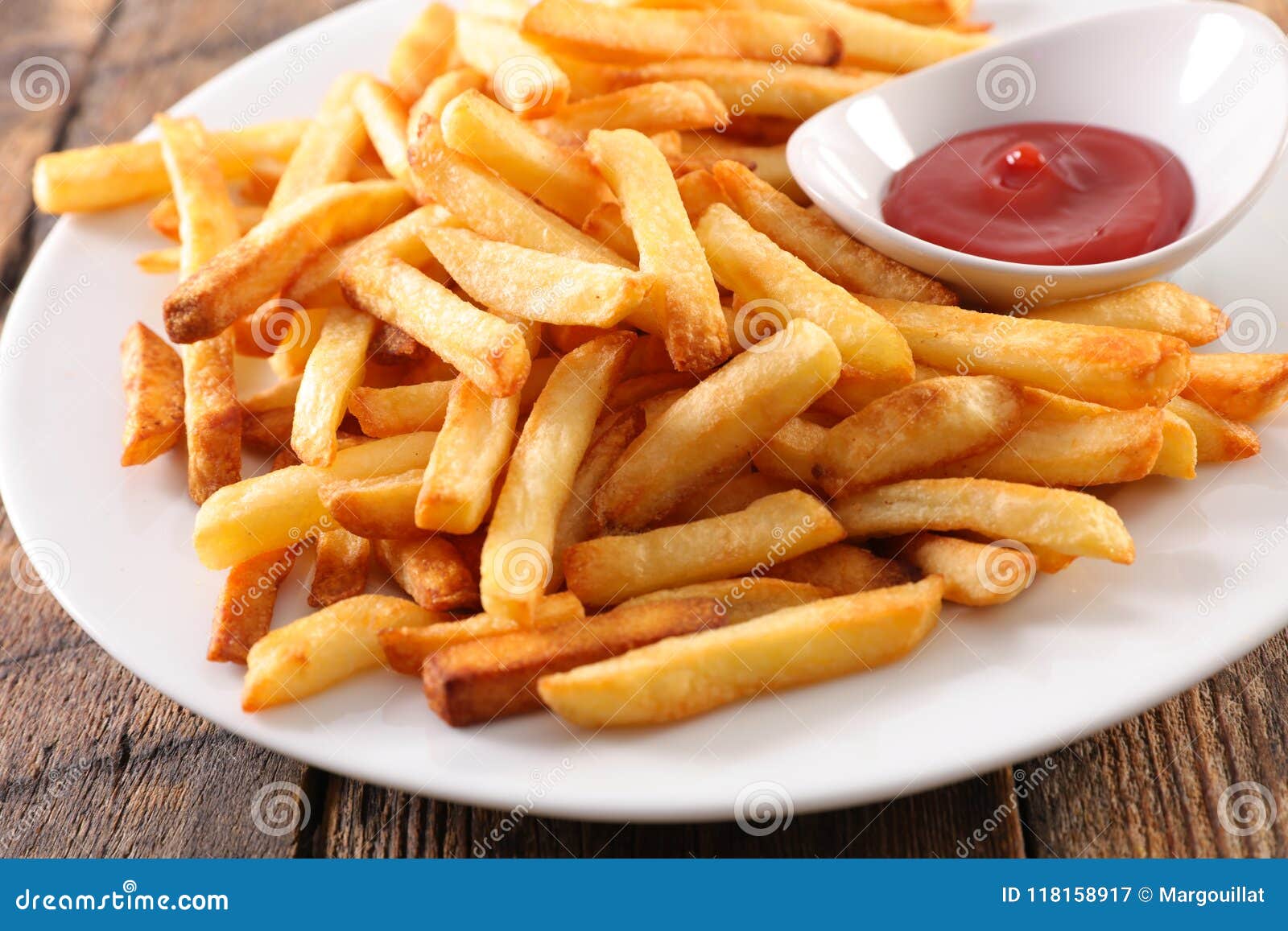French fries and ketchup stock image. Image of dinner 118158917