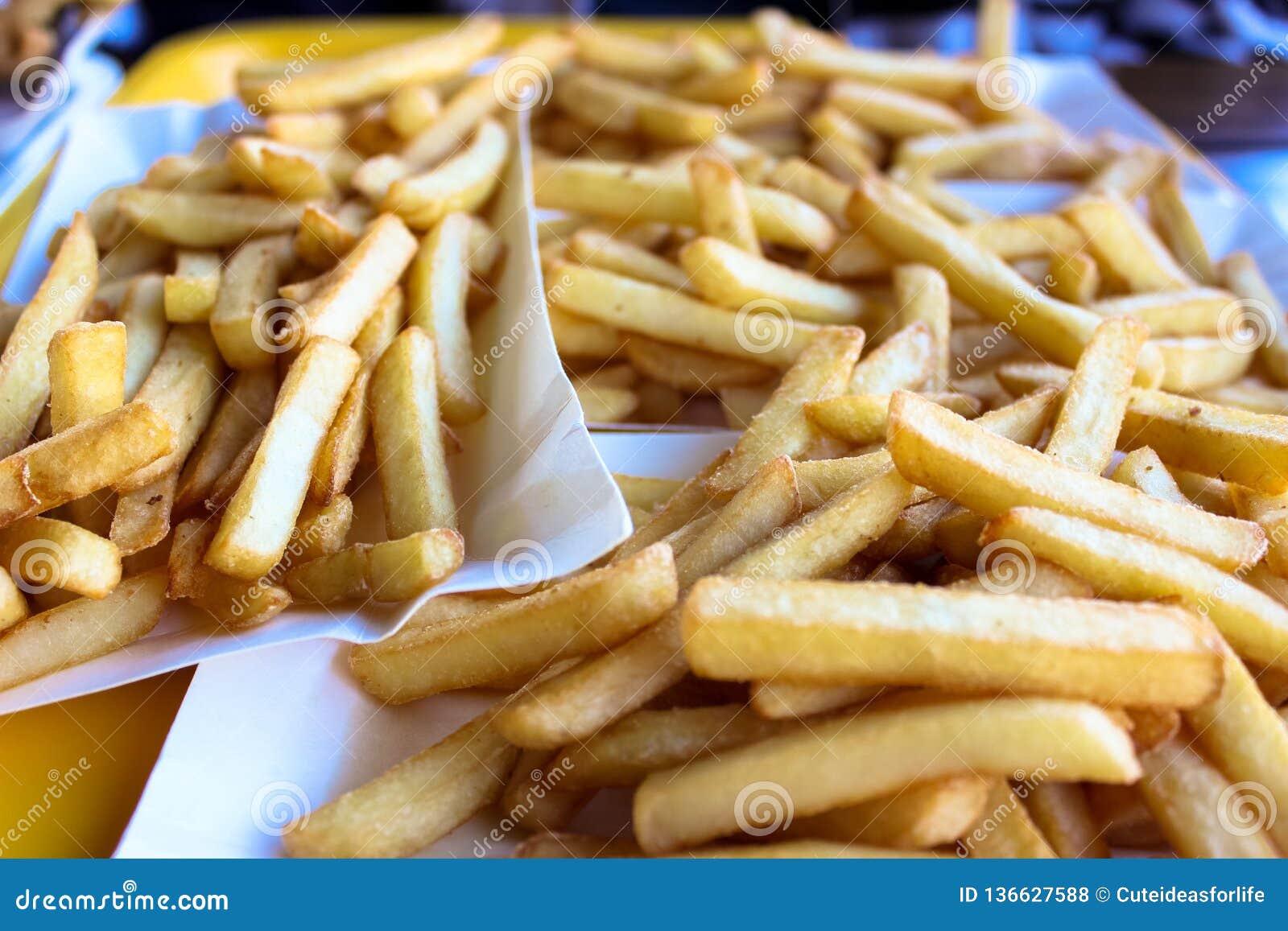 Yellow French Fries Stock Image 70944583